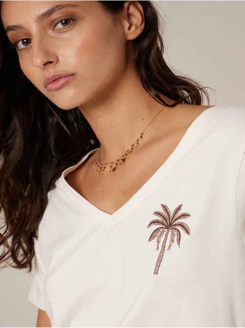 T-shirt femme en coton 'Deeluxe' - Kiabi