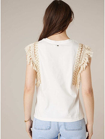 T-shirt femme en coton 'Deeluxe'