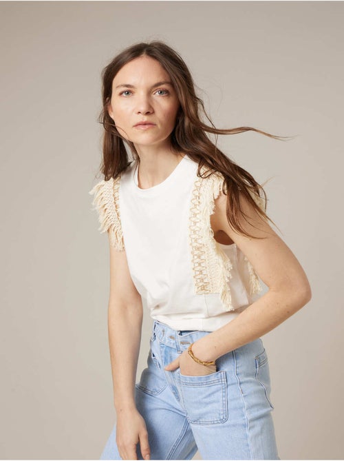 T-shirt femme en coton 'Deeluxe' - Kiabi