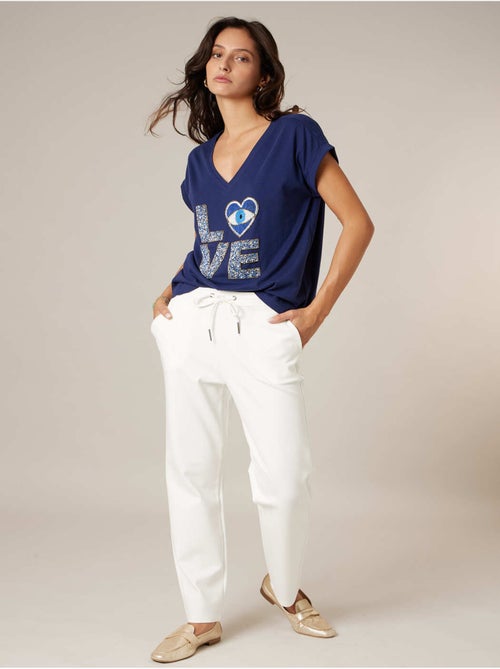 T-shirt femme en coton 'Deeluxe' - Kiabi