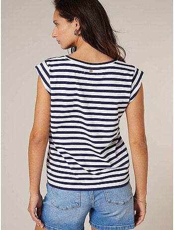 T-shirt femme en coton 'Deeluxe'