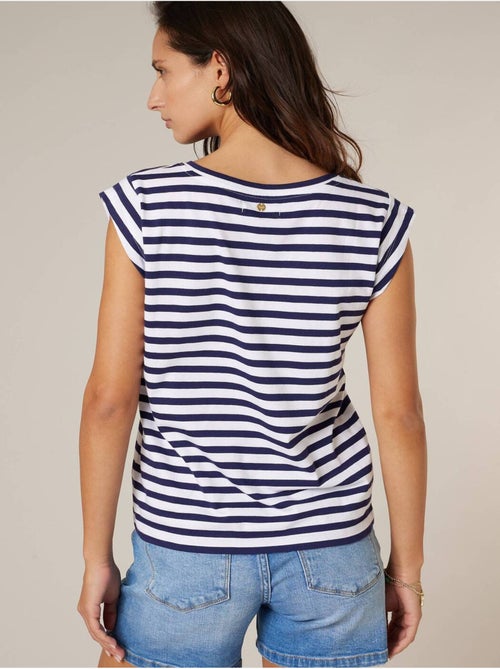 T-shirt femme en coton 'Deeluxe' - Kiabi