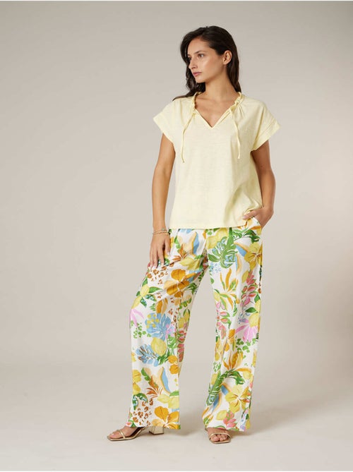 T-shirt femme en coton 'Deeluxe' - Kiabi