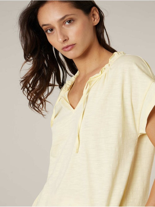T-shirt femme en coton 'Deeluxe' - Kiabi