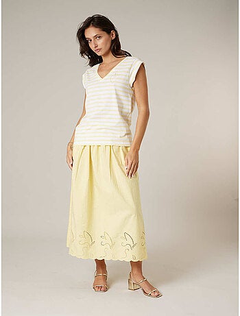 T-shirt femme en coton 'Deeluxe'