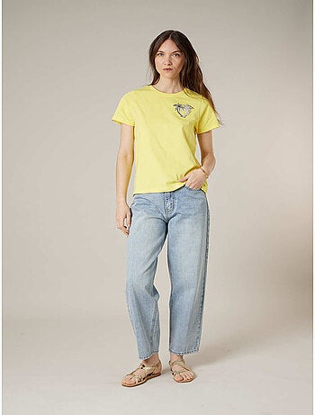 T-shirt femme en coton 'Deeluxe'