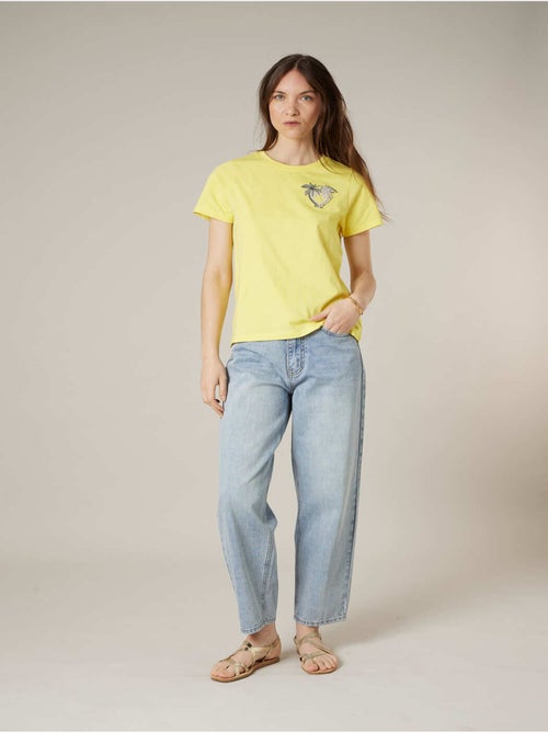 T-shirt femme en coton 'Deeluxe' - Kiabi