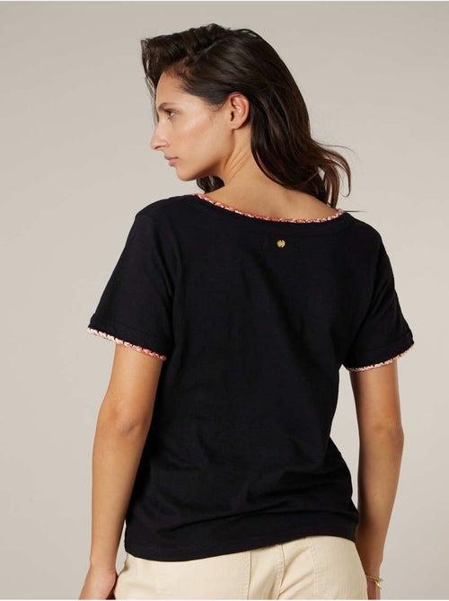 T-shirt femme en coton 'Deeluxe' - Kiabi