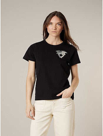 T-shirt femme en coton 'Deeluxe'