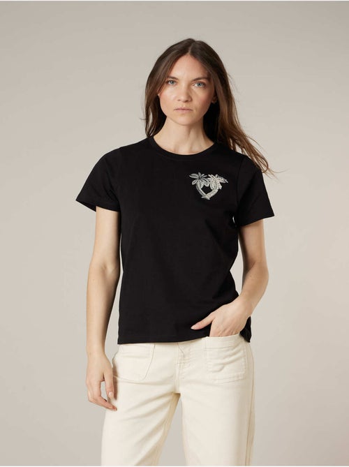 T-shirt femme en coton 'Deeluxe' - Kiabi