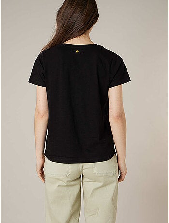 T-shirt femme en coton 'Deeluxe'