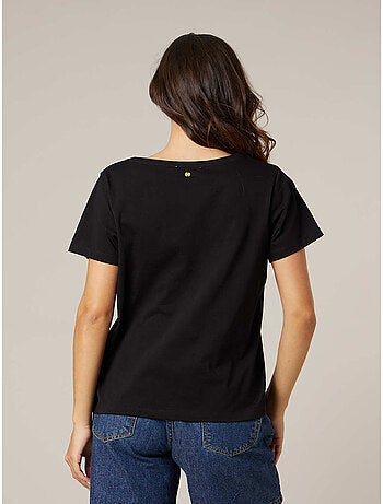 T-shirt femme en coton 'Deeluxe'