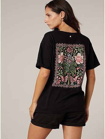 T-shirt femme en coton 'Deeluxe'
