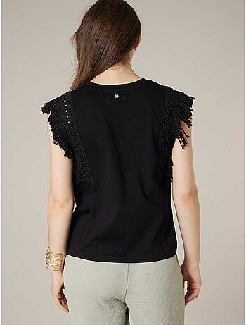 T-shirt femme en coton 'Deeluxe'