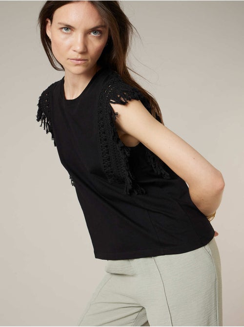 T-shirt femme en coton 'Deeluxe' - Kiabi