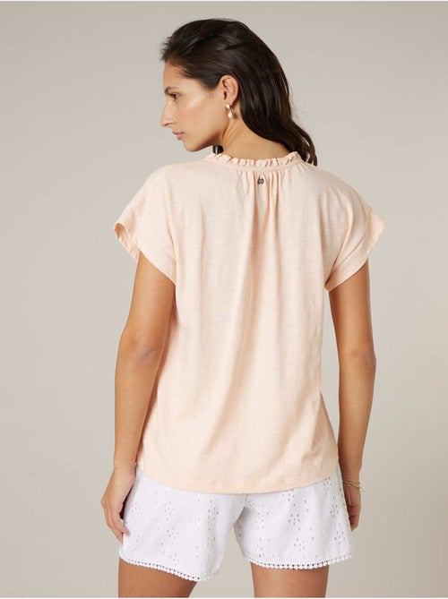 T-shirt femme en coton 'Deeluxe' - Kiabi