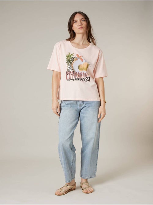 T-shirt femme en coton 'Deeluxe' - Kiabi
