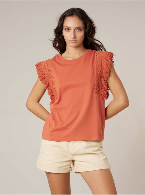 T-shirt femme en coton 'Deeluxe' - Kiabi