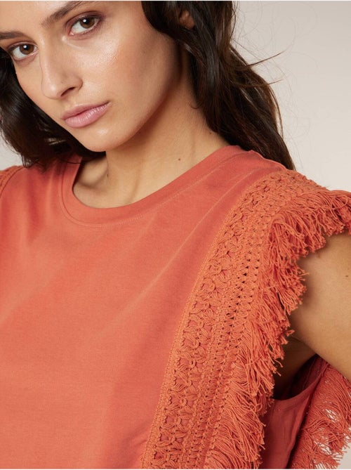 T-shirt femme en coton 'Deeluxe' - Kiabi