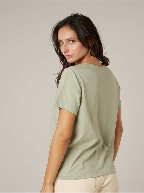 T-shirt femme en coton 'Deeluxe' - Kiabi