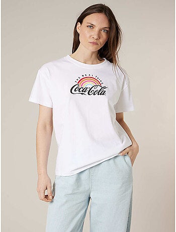 T-shirt femme en coton DEELUXE X COCA-COLA 'Deeluxe'