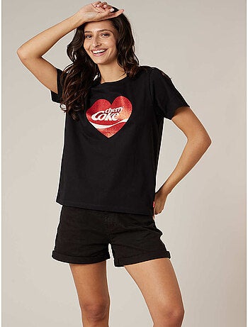 T-shirt femme en coton deeluxe x COCA-Cola 'Deeluxe'