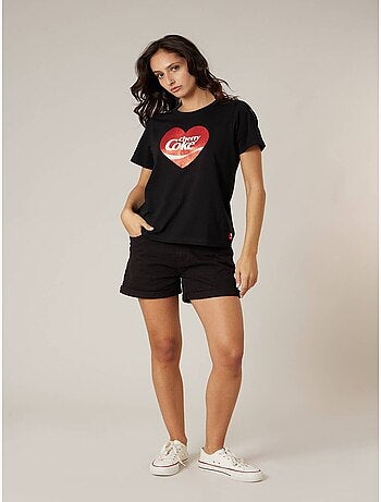 T-shirt femme en coton deeluxe x COCA-Cola 'Deeluxe'