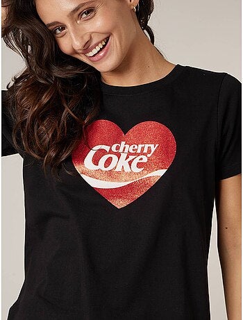 T-shirt femme en coton deeluxe x COCA-Cola 'Deeluxe'