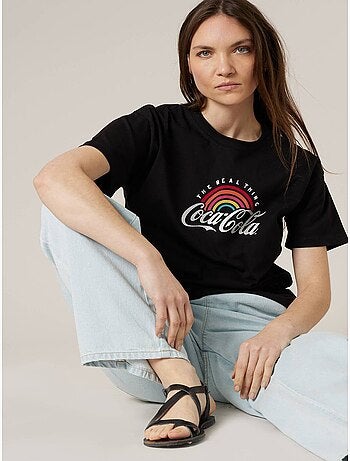 T-shirt femme en coton DEELUXE X COCA-COLA 'Deeluxe'
