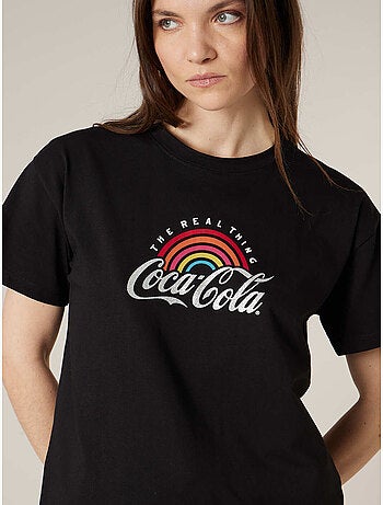 T-shirt femme en coton DEELUXE X COCA-COLA 'Deeluxe'