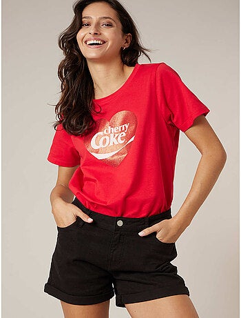 T-shirt femme en coton deeluxe x COCA-Cola 'Deeluxe'