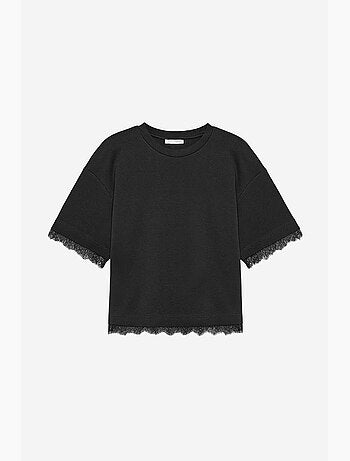 T-shirt coton élasthanne col rond dilvin