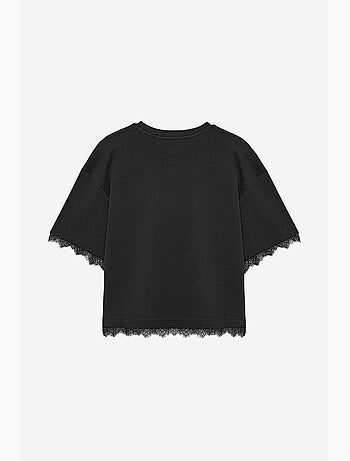 T-shirt coton élasthanne col rond dilvin