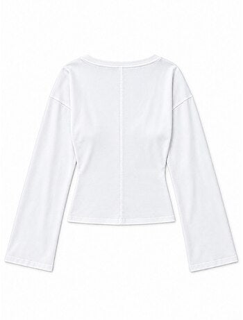 T-shirt femme en coton et élasthanne busem