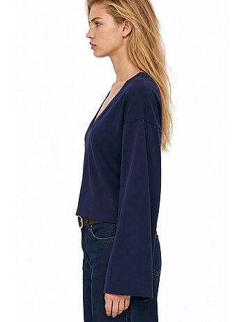 T-shirt femme en coton et élasthanne busem