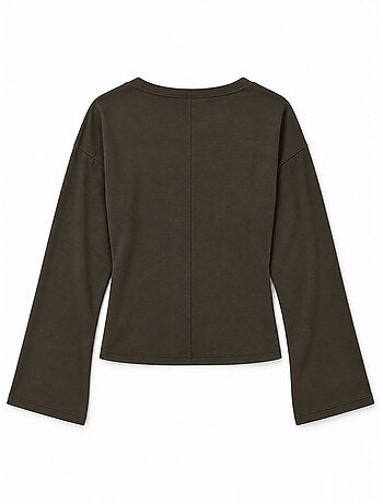 T-shirt femme en coton et élasthanne busem