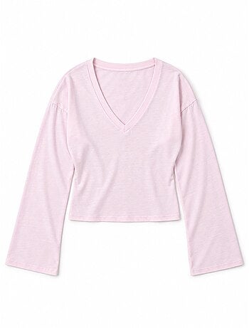 T-shirt femme en coton et élasthanne busem