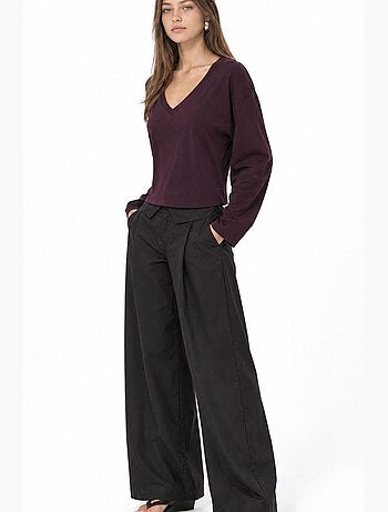 T-shirt femme en coton et élasthanne busem