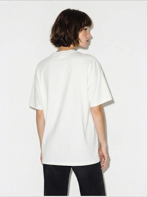 T-shirt femme en coton et élasthanne lucci - Kiabi T-shirt femme en coton et élasthanne lucci - Kiabi