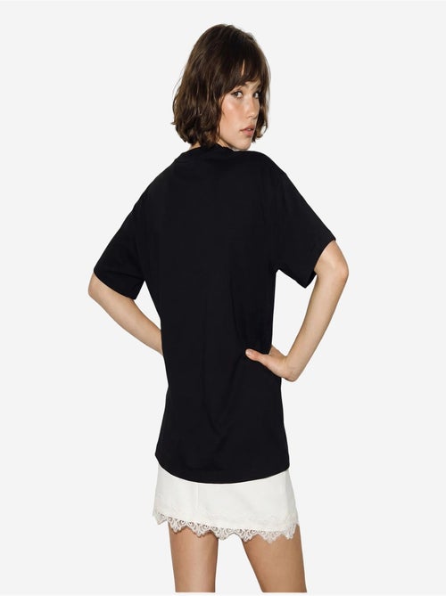 T-shirt femme en coton et élasthanne lucci - Kiabi T-shirt femme en coton et élasthanne lucci - Kiabi