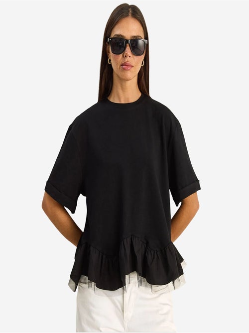 T-shirt femme en coton et élasthanne lucci - Kiabi T-shirt femme en coton et élasthanne lucci - Kiabi