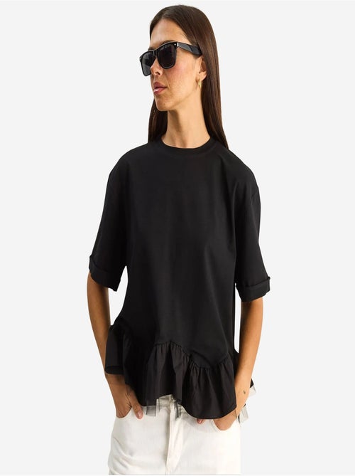 T-shirt femme en coton et élasthanne lucci - Kiabi T-shirt femme en coton et élasthanne lucci - Kiabi