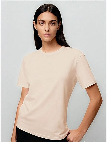 T-shirt femme en coton et élasthanne tommy