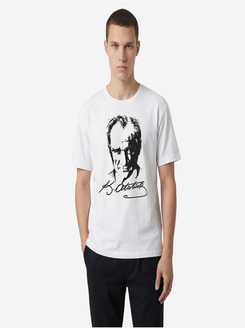 T-shirt femme en coton et élasthanne tommy - Kiabi T-shirt femme en coton et élasthanne tommy - Kiabi