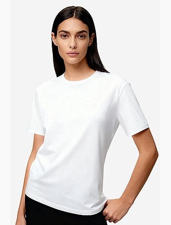 T-shirt femme en coton et élasthanne tommy