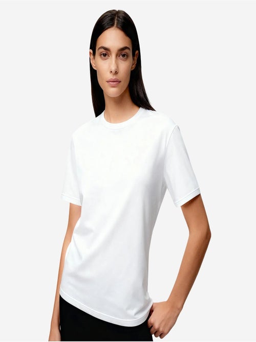 T-shirt femme en coton et élasthanne tommy - Kiabi T-shirt femme en coton et élasthanne tommy - Kiabi