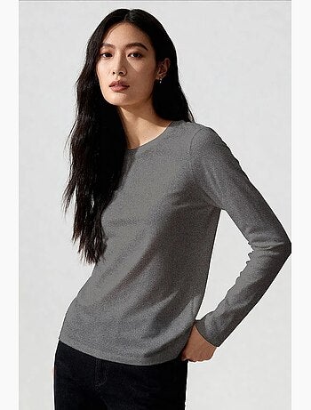 T-shirt femme en coton et élasthanne tommy