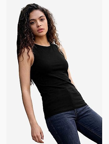 T-shirt femme en coton et élasthanne tommy