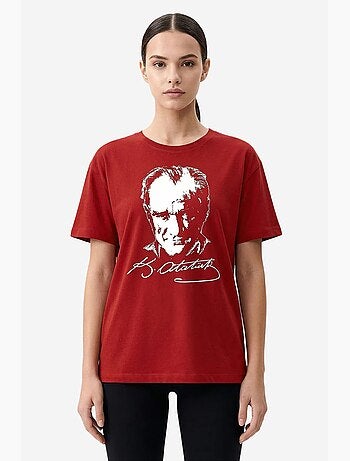 T-shirt femme en coton et élasthanne tommy