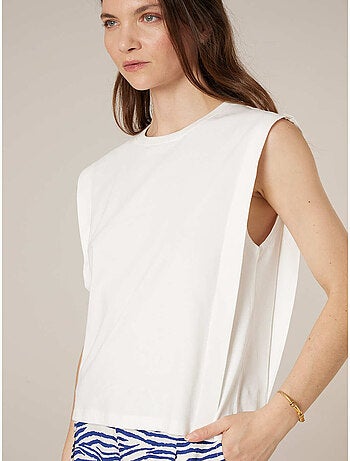 T-shirt femme en coton jersey 'Deeluxe'